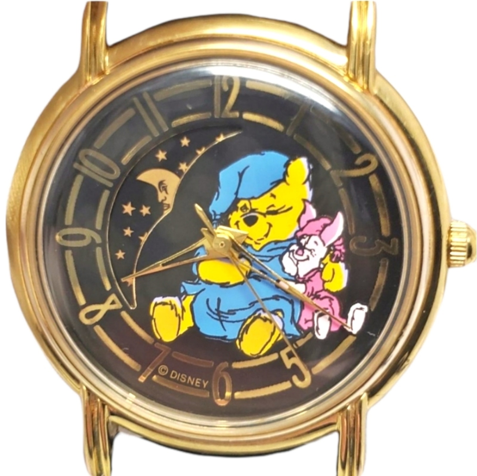 Disney Winnie The Pooh Piglet Vtg Sleeping Day/ Night Watch